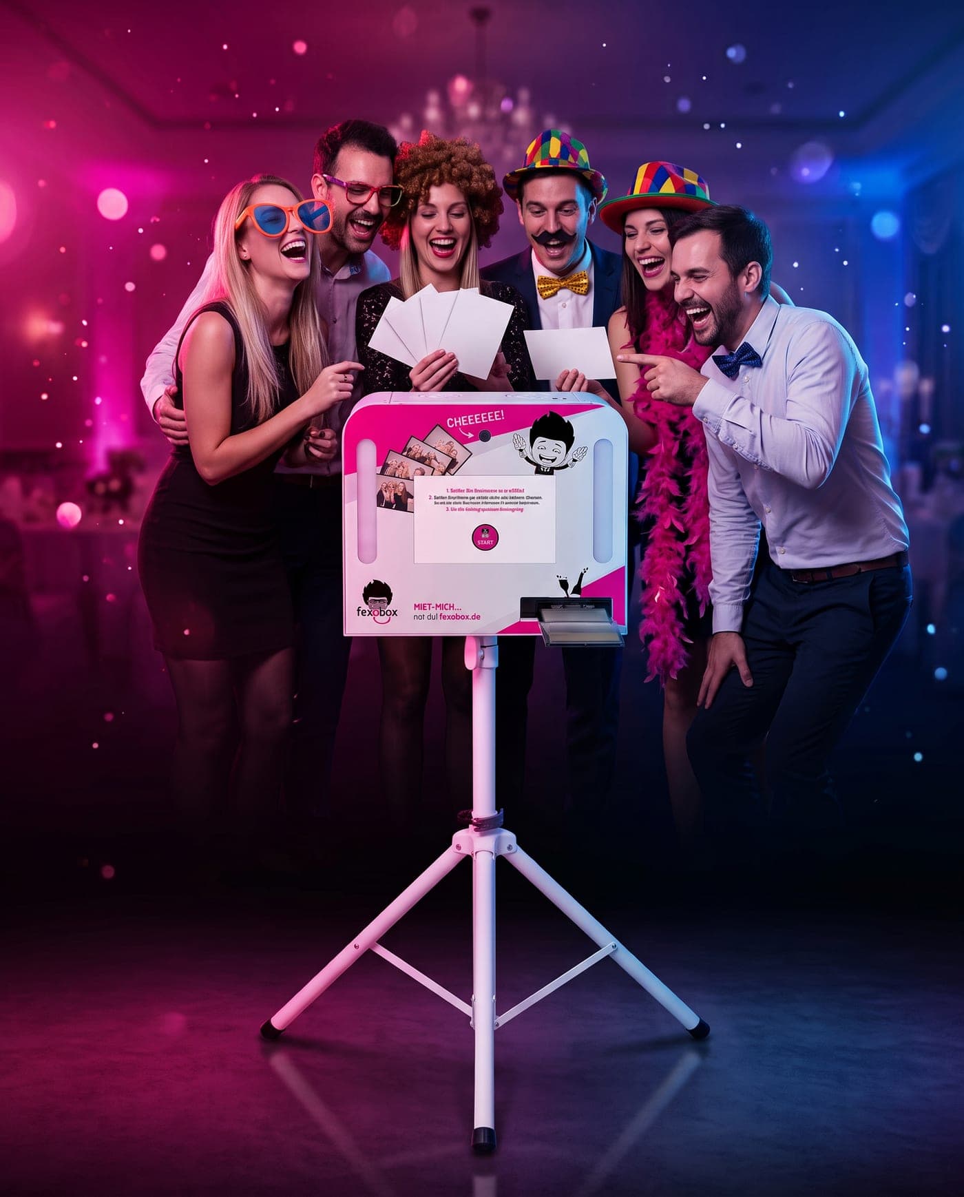 fexobox Fotobox zum Mieten – All-Inclusive Paket ab 259€