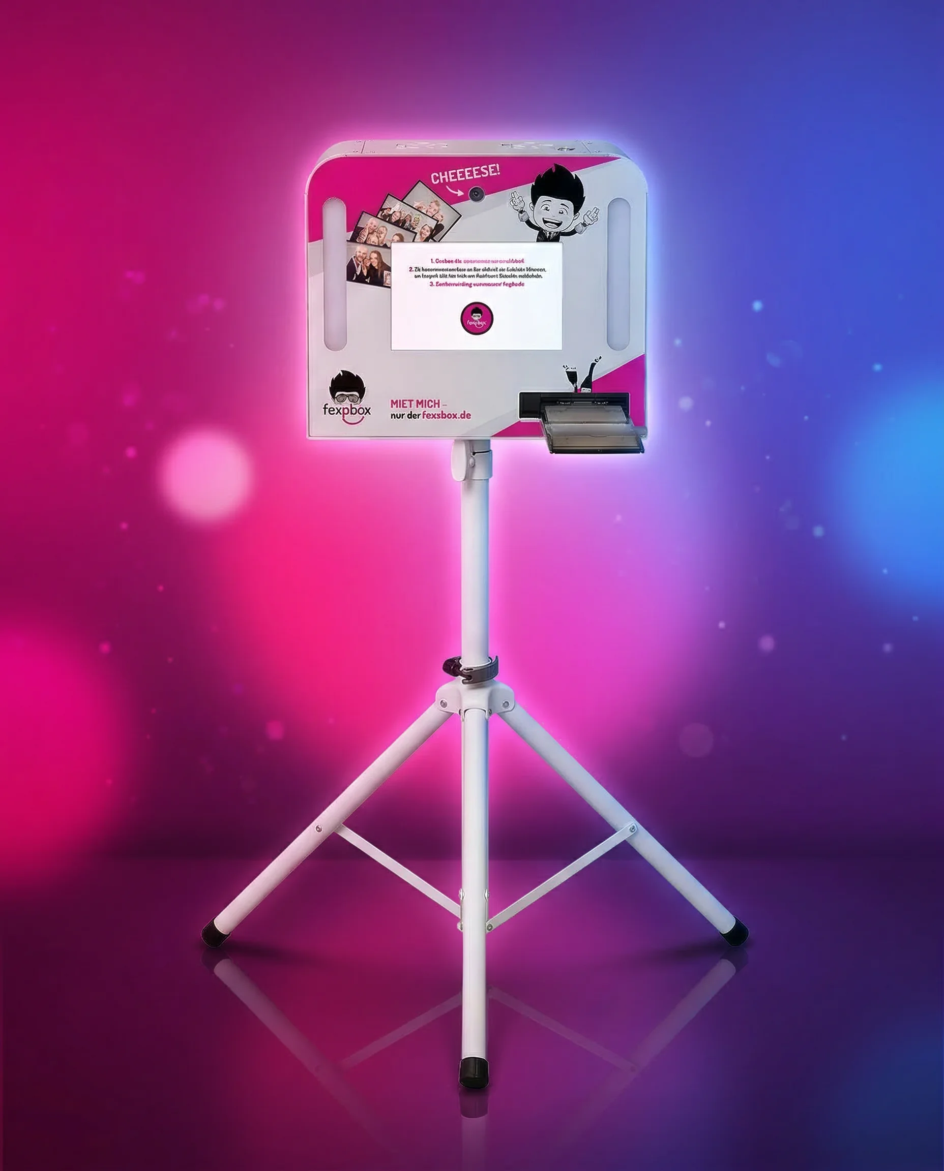 fexobox Fotobox zum Mieten – All-Inclusive Paket ab 259€