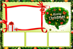 Fotobox-Druckvorlage Christmas Merry – Kategorie Weihnachten