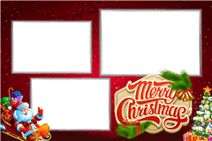 Fotobox-Druckvorlage Christmas Red – Kategorie Weihnachten