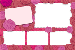 Fotobox-Druckvorlage Floral Bouquet – Kategorie Hochzeit