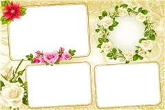 Fotobox-Druckvorlage Gelbe-Rosen – Kategorie Hochzeit