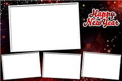 Fotobox-Druckvorlage New-Year2 – Kategorie Silvester
