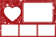 Fotobox-Druckvorlage Wedding Red – Kategorie Hochzeit