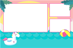 Fotobox-Druckvorlage poolparty – Kategorie Sonstiges